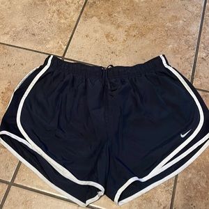 Nike Size XL, navy blue and white.